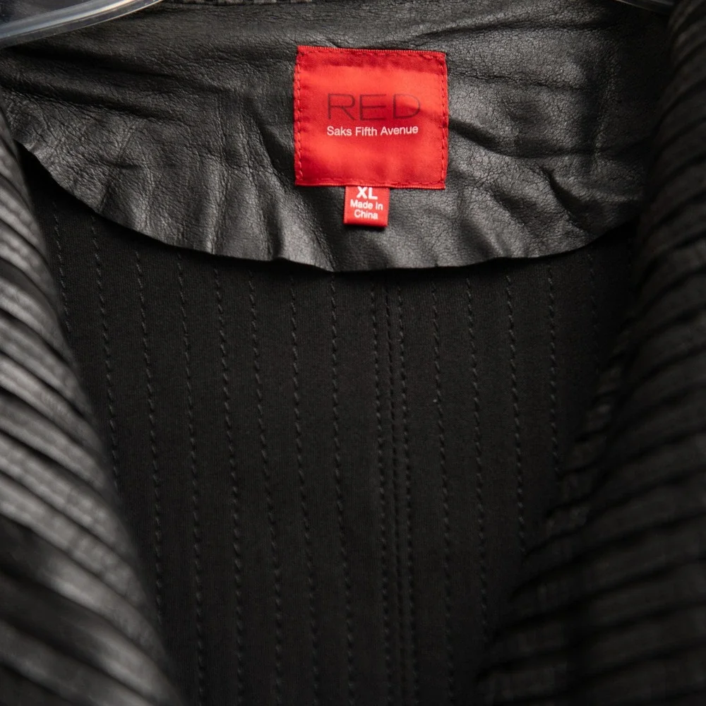 Red Saks Fifth Avenue sophisticated black